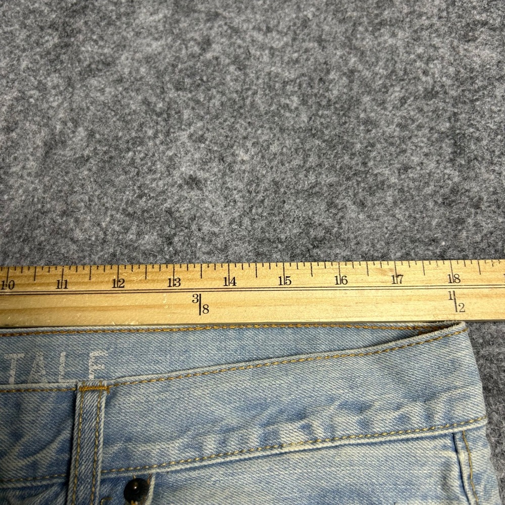 Aeropostale Essex Straight Leg Distressed Light Wash Jeans 36x30 Skater Y2K Mens - Picture 5 of 6